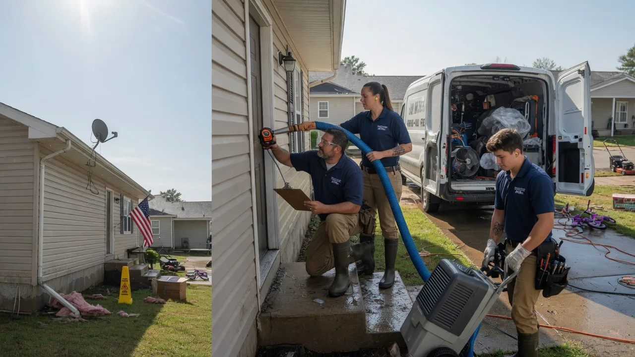 Ceiling Water Damage Restoration in Mendon, IL near me